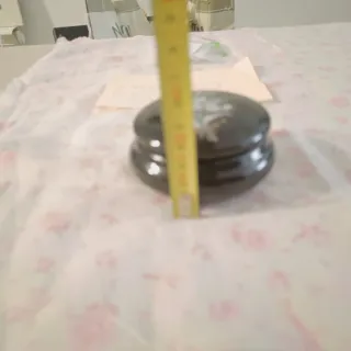 Monedas Suizas Antiguas con joyero de porcelana