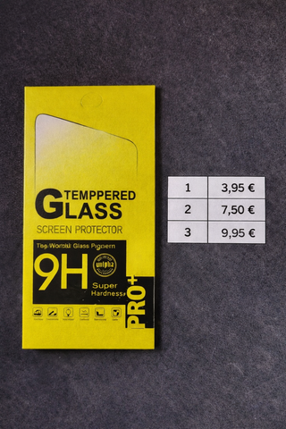 Protector pantalla iPhone de cristal templado 9H