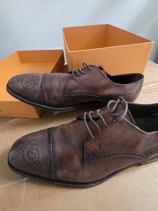 Zapatos piel caballero marca TOD'S talla 9(43-43,5