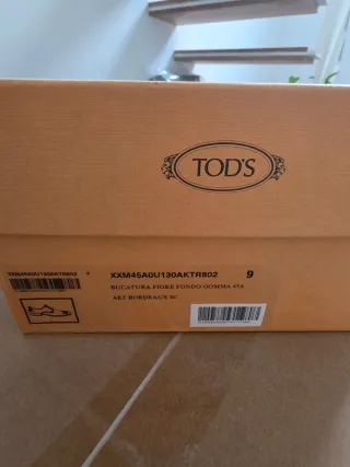 Zapatos piel caballero marca TOD'S talla 9(43-43,5