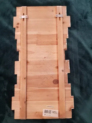 Cartel de madera Normas de la casa nuevo