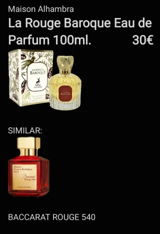 Perfume La Rouge Baroque Eau De Parfum 100ml