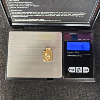 Colgante de Oro 18K, Virgen Niña, 1,67gr, 2cm