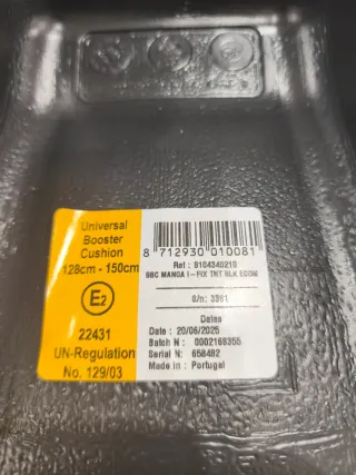 Asiento elevador Bebeconfort Manga i-Fix