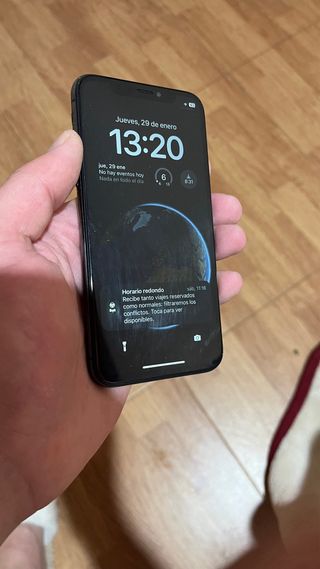 iPhone X 256GB Plata/Negro Batería 100%