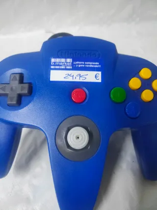 Mando Nintendo N64 Azul