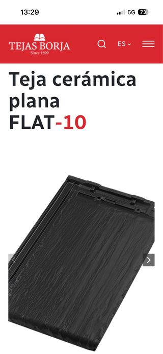 Tejas Borja FLAT-10 negra