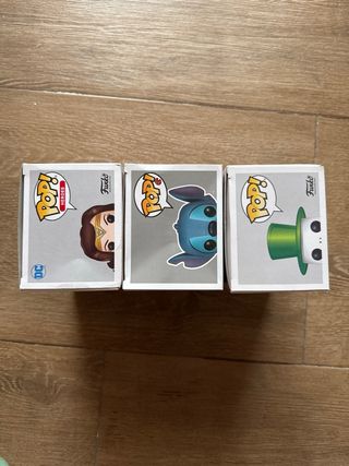 Funko Pop Wonder Woman, Stitch, Snowman Jack