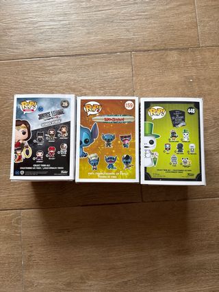 Funko Pop Wonder Woman, Stitch, Snowman Jack
