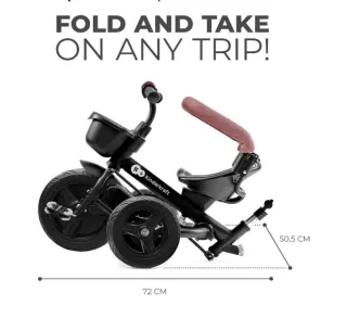 Kinderkraft Aveo Bebé, Plegable, Trike, Bicicleta.