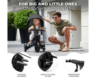 Kinderkraft Aveo Bebé, Plegable, Trike, Bicicleta.