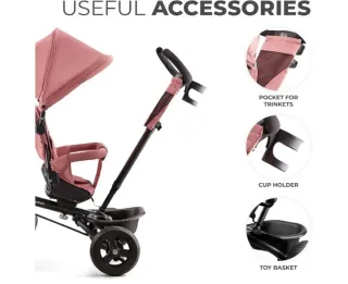 Kinderkraft Aveo Bebé, Plegable, Trike, Bicicleta.