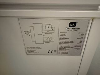 Congelador horizontal OK.