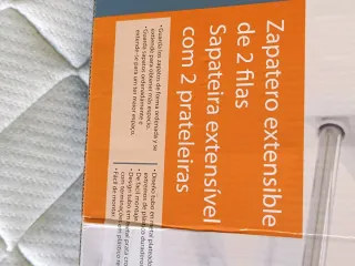 Zapatero extensible 2 filas