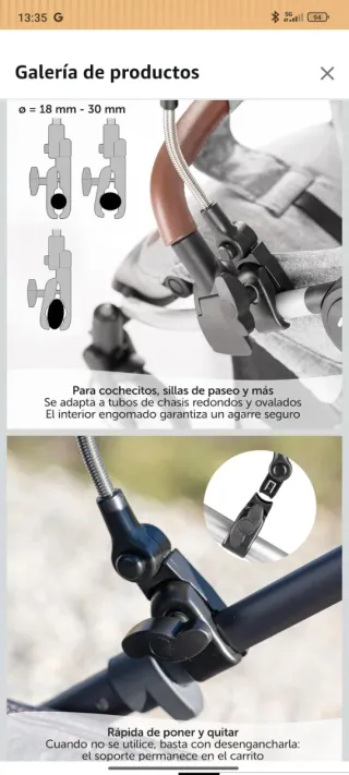 Sombrilla para carrito de bebé