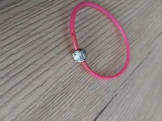 Braccialetto donna Bliss rosa e argento