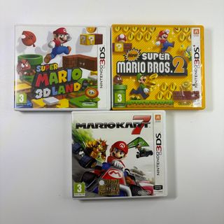 Lotto 3 Giochi Nintendo 3DS Mario