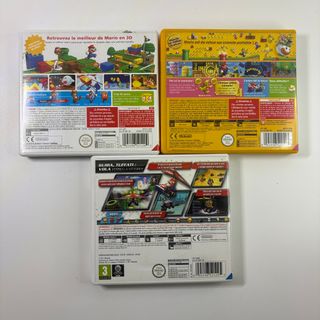 Lotto 3 Giochi Nintendo 3DS Mario