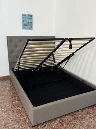 Cama Canapé 135x190 Cabecero Buen Precio