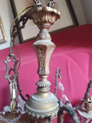 Lámpara de araña antigua