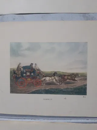 3 Láminas Antiguas Inglesas 23x17cm