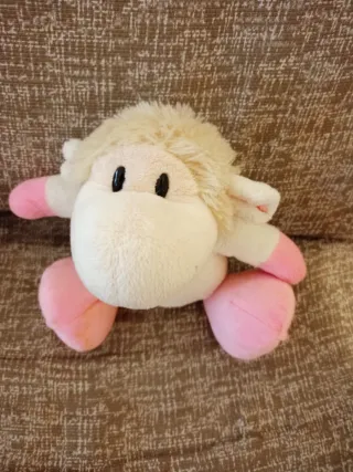 Peluche beige suave como nuevo