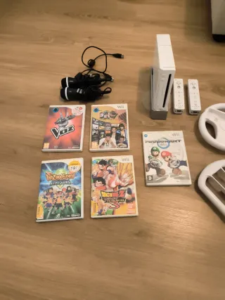 Consola Wii + Accesorios + Juegos
