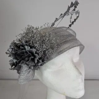 tocado fiesta novia madrina boda