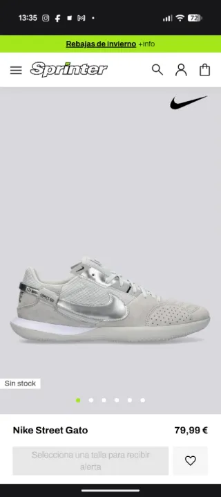 Nike Streetgato - Zapatillas de fútbol sala