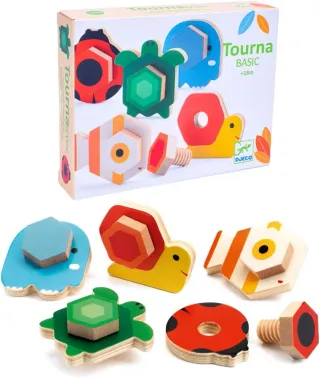 Juego de madera de atornillamiento para +18meses