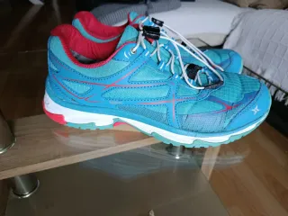 Playeras Trekking Talla 39 Azul/Rosa