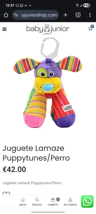 Peluche Lamaze Puppy Tunes Musical