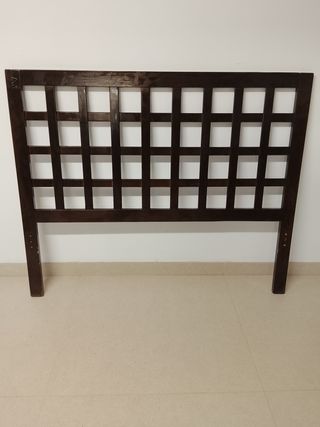 Pack cabecero 135cm wengue + 2 mesitas noche