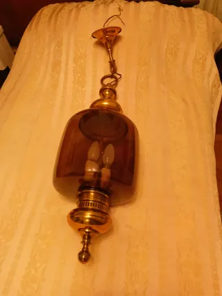 Lámpara Farol Interior Antigua Grande