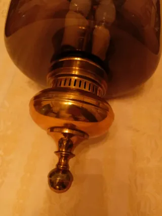 Lámpara Farol Interior Antigua Grande