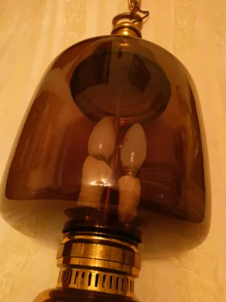 Lámpara Farol Interior Antigua Grande