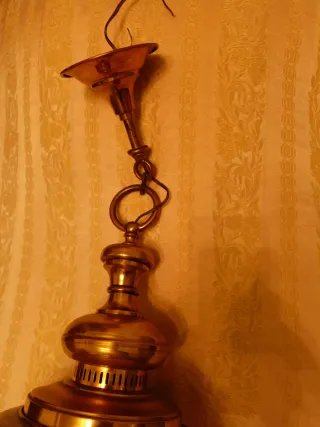 Lámpara Farol Interior Antigua Grande