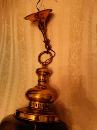 Lámpara Farol Interior Antigua Grande