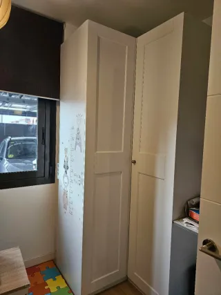 Armario Esquinero PAX / GRIMO Ikea Blanco