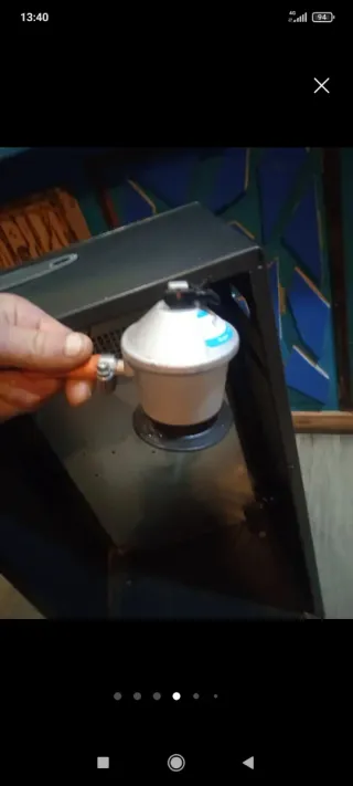 Estufa de gas butano