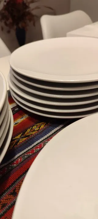 Vajilla Ikea Porcelana Blanca