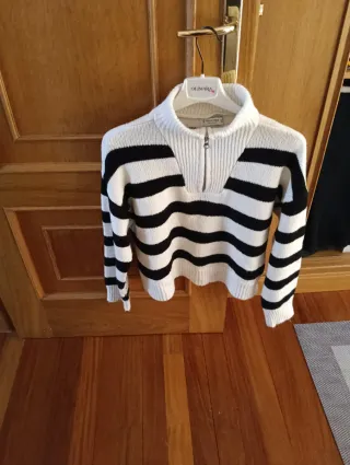 Jersey Rayas Blanco y Negro