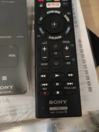 Mandos TV Sony RMF-TX100E y RMT-TX100D