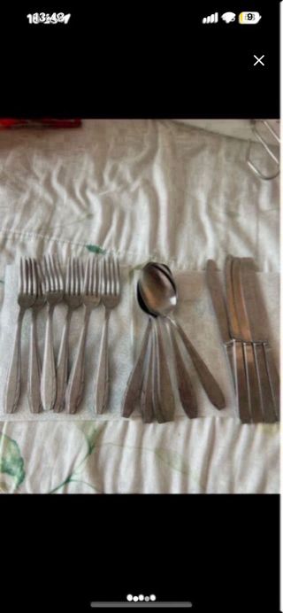 Cubertería Acero Inoxidable 18 Piezas