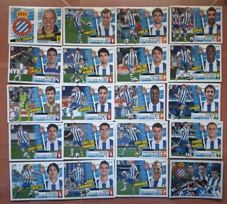 20 Cromos RCD Espanyol LIGA ESTE 13-14