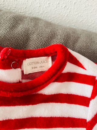 Pijama bebé renos Cotton Juice 3-6m