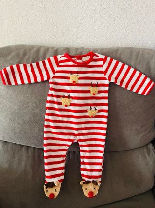 Pijama bebé renos Cotton Juice 3-6m
