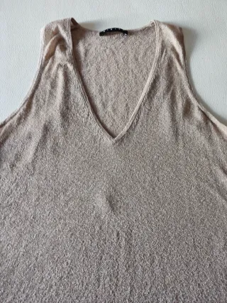 Top dorato asimmetrico