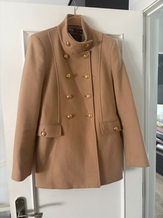 Abrigo Zara lana ( Manteco) camel