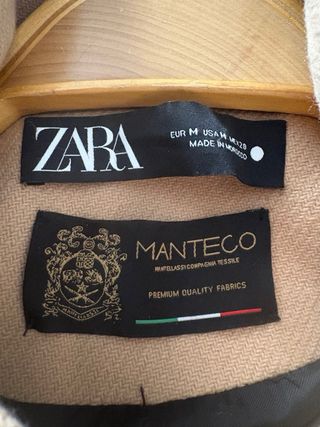 Abrigo Zara lana ( Manteco) camel